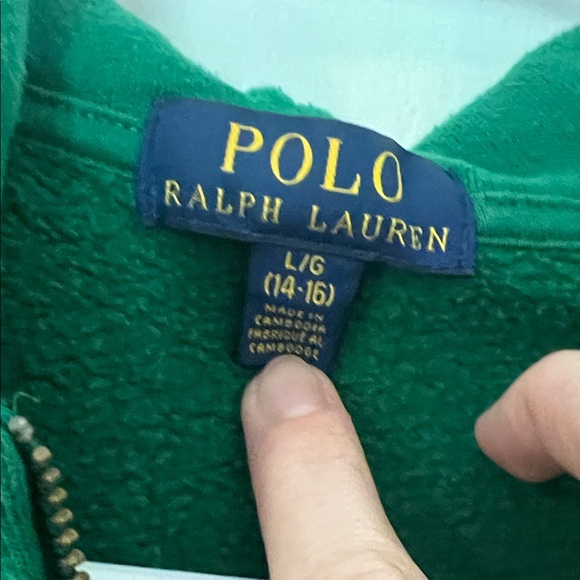 Green Kids Hoodie - Picture 2 of 5